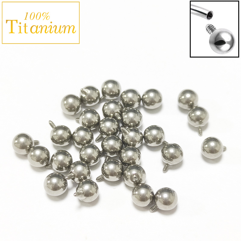 Body Jewelry Replacement Ball - 10 adet Implant sınıf ASTM G23