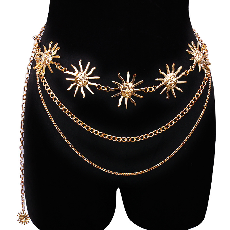 Qualiti Body Jewelry - Tıknaz Çok Katmanlı Punk Gotik Ay