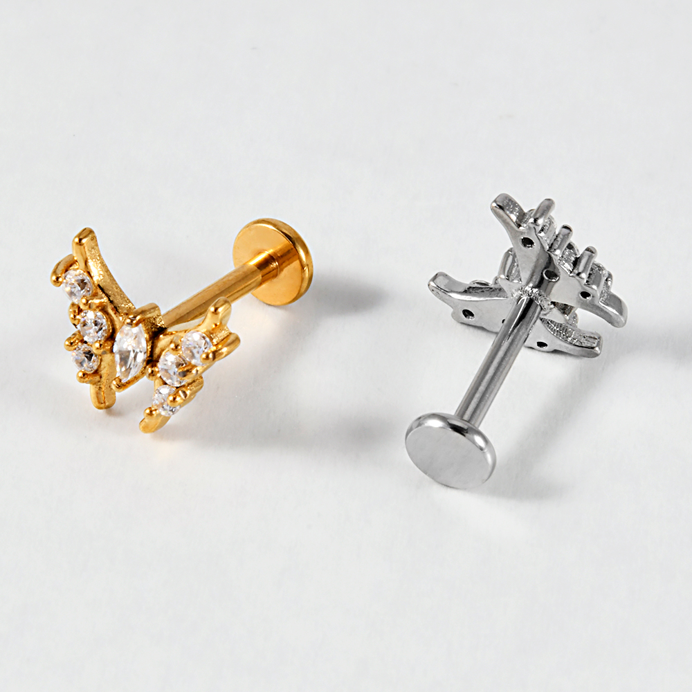 1 adet paslanmaz çelik dudak ç - Body Jewelry Internally Threaded incelemesi ve fiyatı