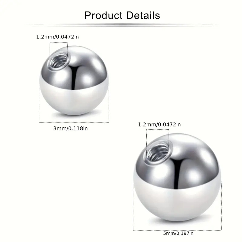 226 adet 16G Paslanmaz Çelik v - Body Jewelry Replacement Ball incelemesi ve fiyatı