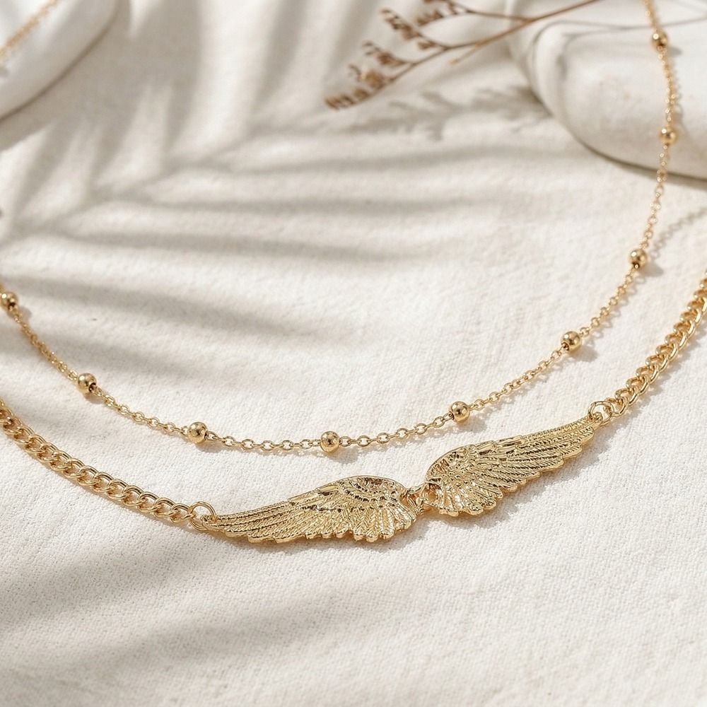 Hediye Şık Çift Katmanlı Kanat - Body Jewelry Outfit incelemesi ve fiyatı