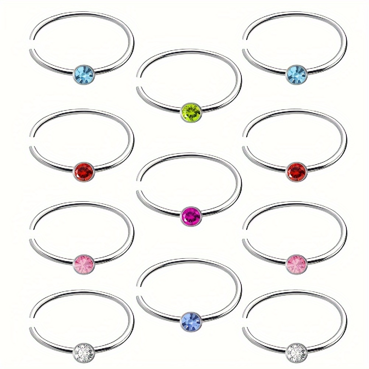 40 adet/kutu Işıltılı Yapay El - Body Jewelry Jewelry Box incelemesi ve fiyatı