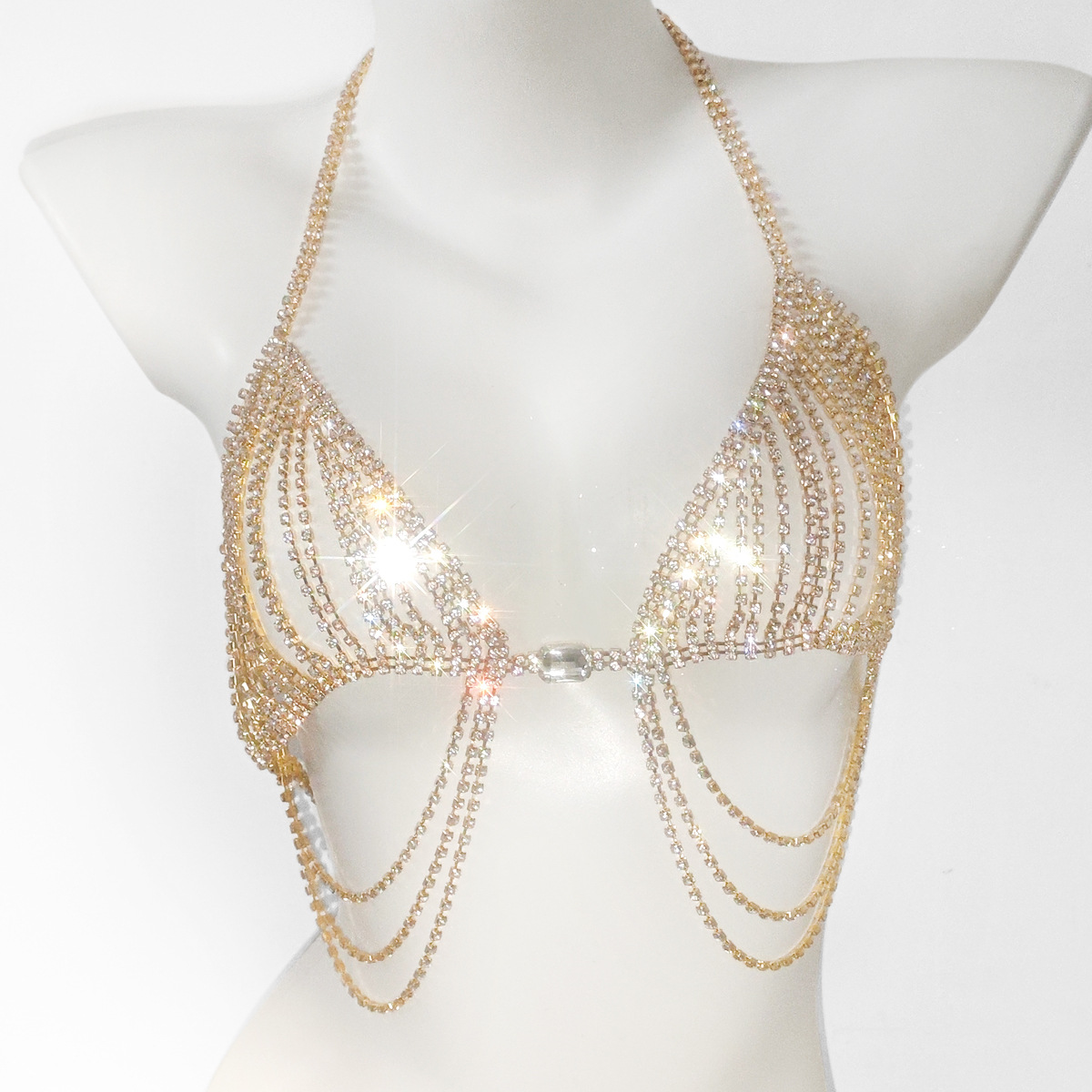 Moda püsküller seksi Rhineston - Body Jewelry Retainers incelemesi ve fiyatı