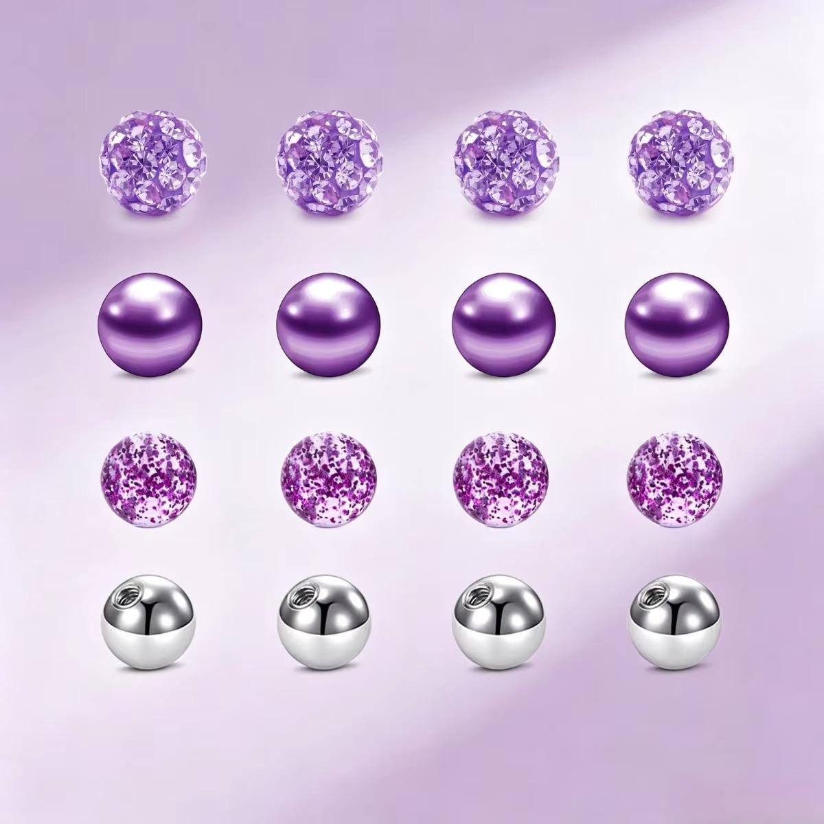 16 adet Karışık Renkler Cerrah - Body Jewelry Replacement Ball incelemesi ve fiyatı