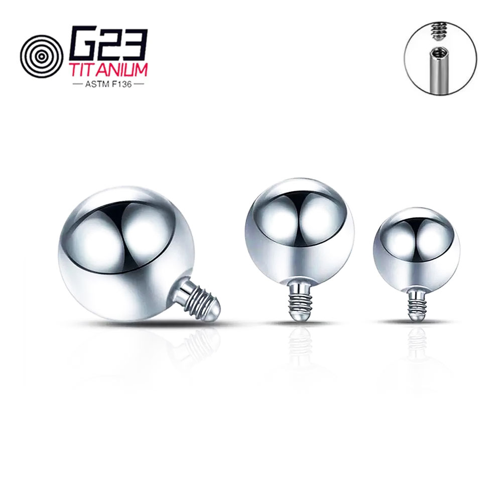 Toptan 10/50 adet Titanyum 14G - Body Jewelry Replacement Ball incelemesi ve fiyatı