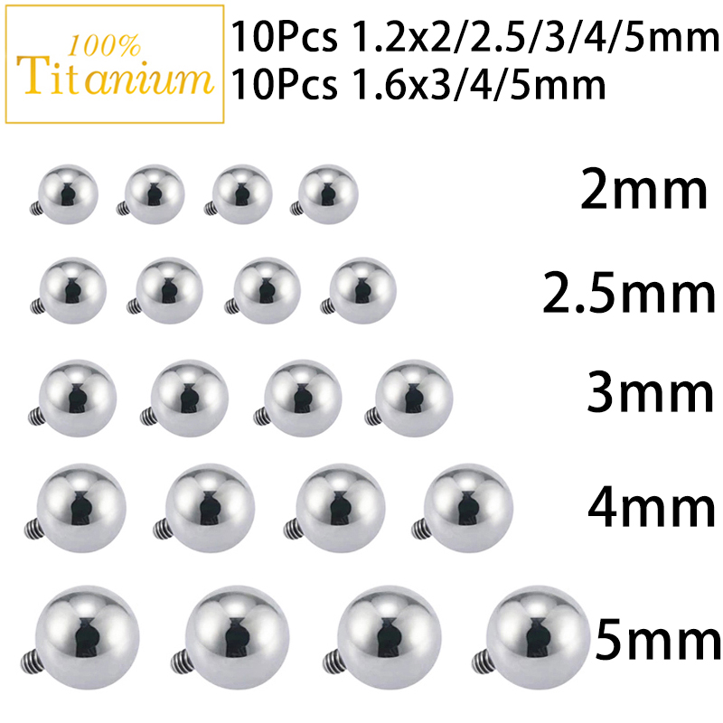10 adet Implant sınıf ASTM G23 - Body Jewelry Replacement Ball incelemesi ve fiyatı