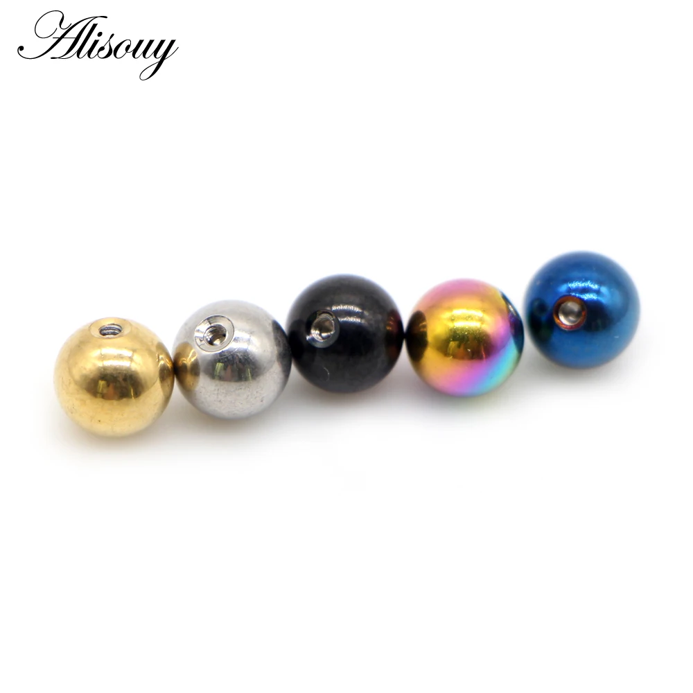 Alisouy 10 Adet/Lot Paslanmaz  - Body Jewelry Replacement Ball incelemesi ve fiyatı