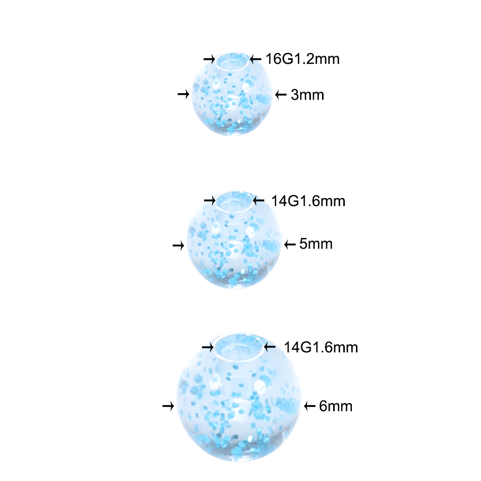 90-120 adet Renkli Akrilik Yed - Body Jewelry Replacement Ball incelemesi ve fiyatı