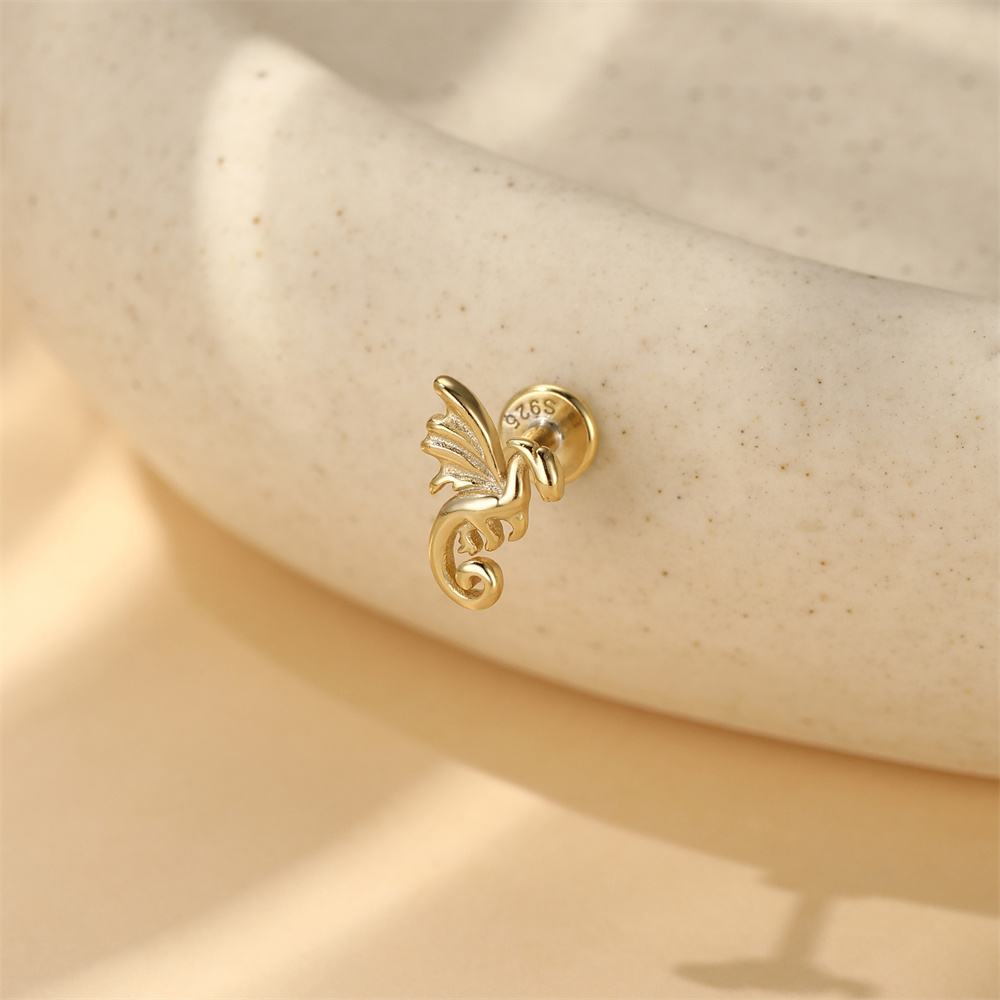 CANNER 925 Ayar Gümüş Uçan Ejd - Body Jewelry Internally Threaded incelemesi ve fiyatı