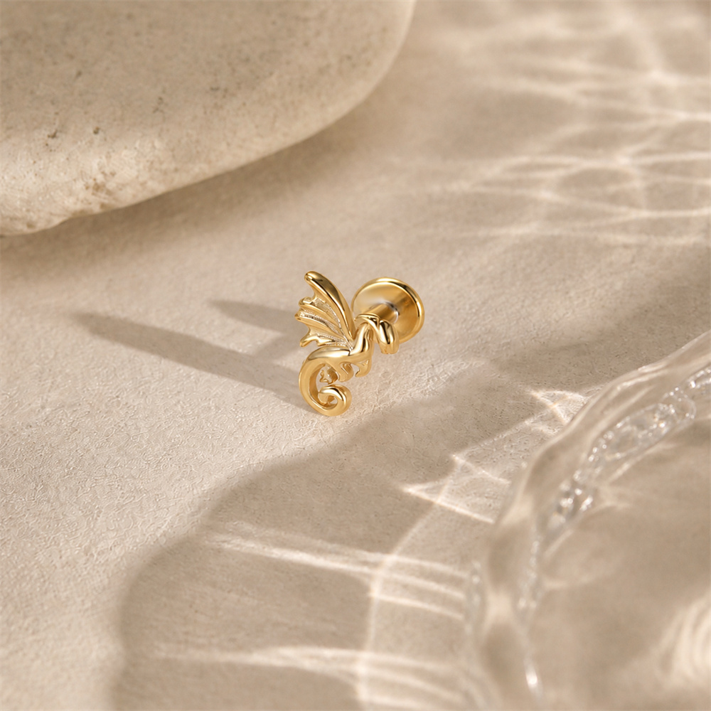 CANNER 925 Ayar Gümüş Uçan Ejd - Body Jewelry Internally Threaded incelemesi ve fiyatı