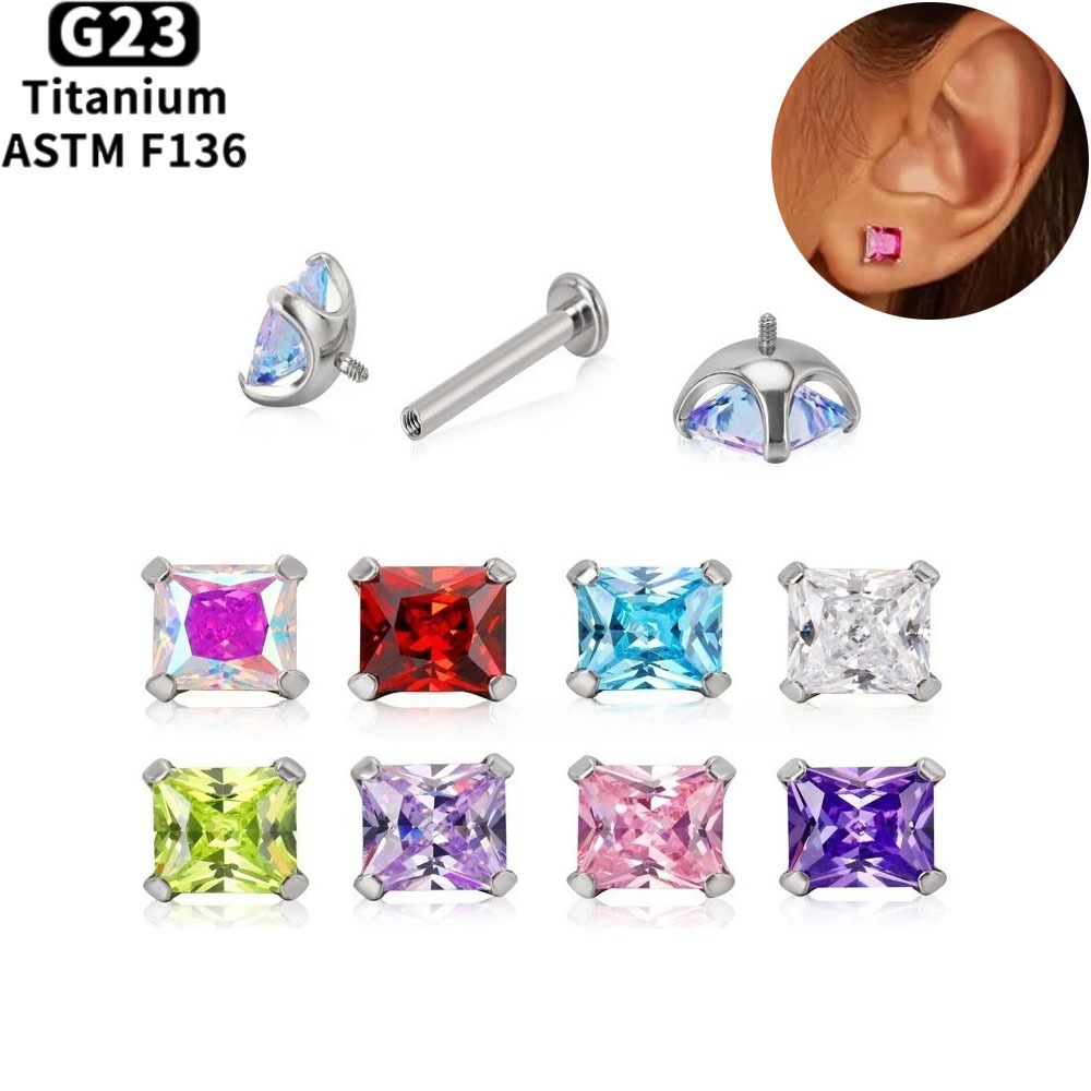 ASTM F136 Titanyum Dudak Pierc - Body Jewelry Internally Threaded incelemesi ve fiyatı