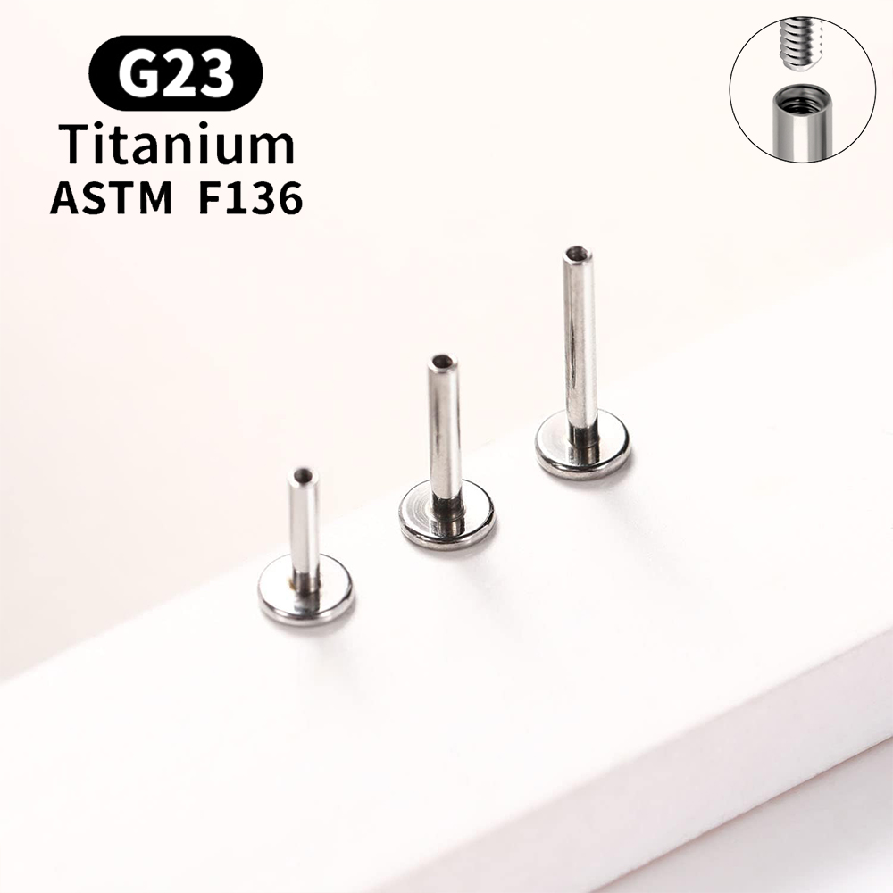 10 adet G23 titanyum piercing  - Body Jewelry Internally Threaded incelemesi ve fiyatı