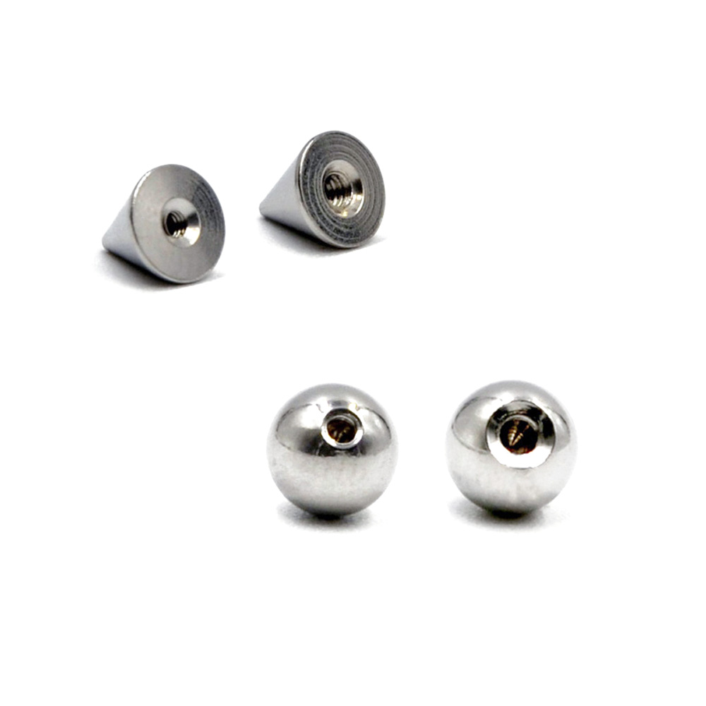 100 adet/grup Çelik 14G 16G Bu - Body Jewelry Replacement Ball incelemesi ve fiyatı