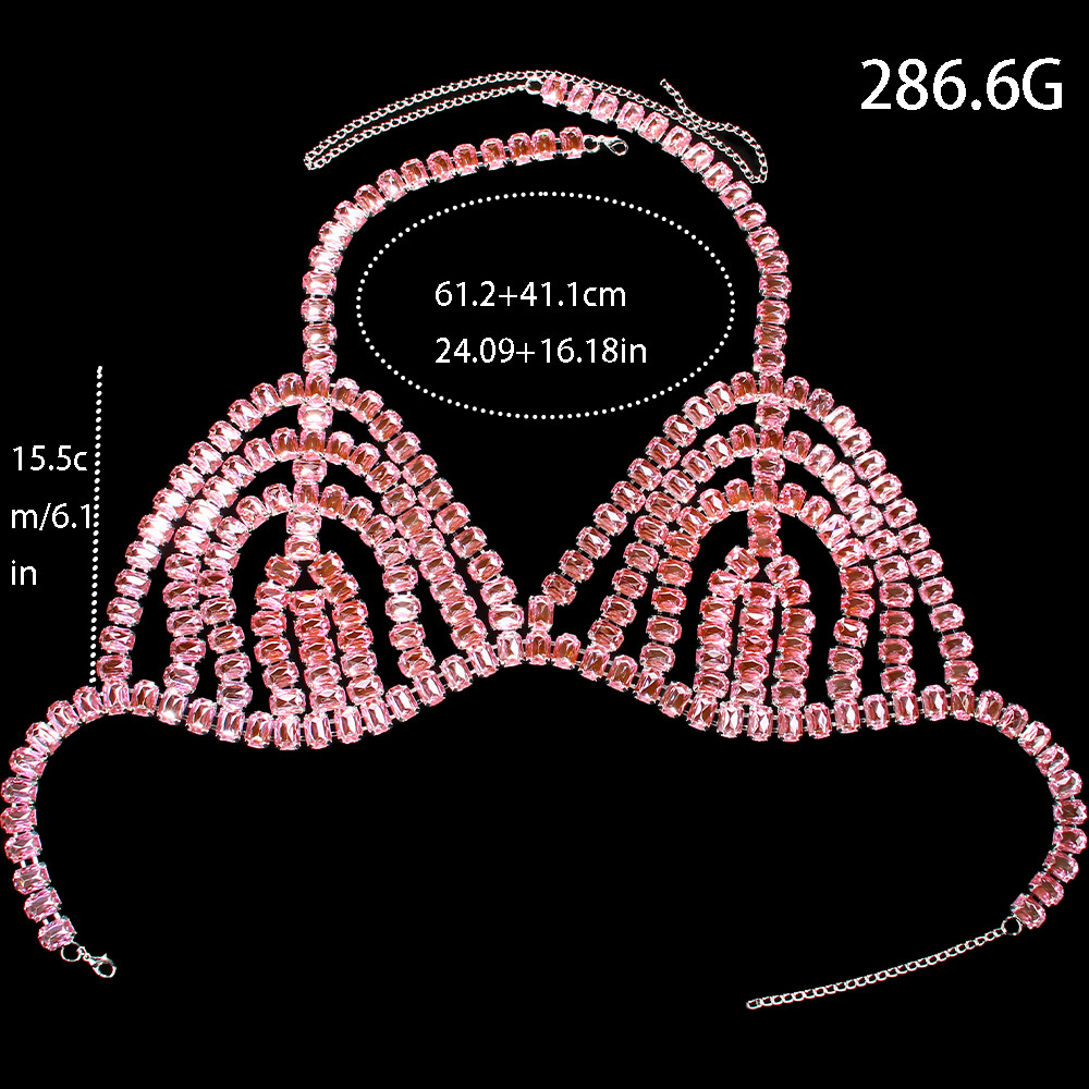Stonefans abartılı göğüs zinci - Body Jewelry Good Quality incelemesi ve fiyatı