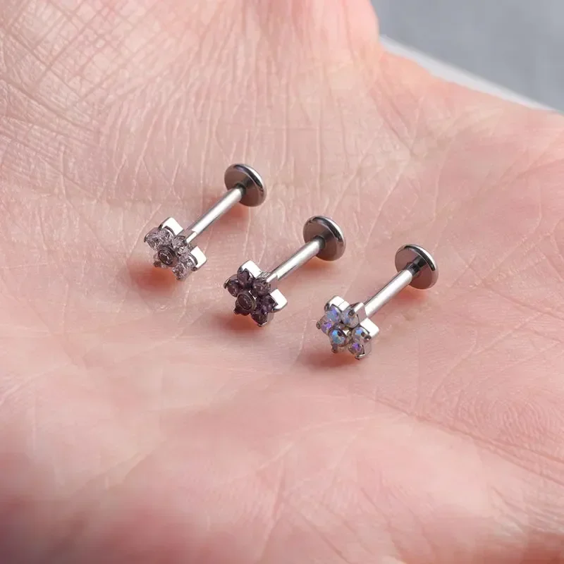 ASTM F136 Titanyum Çiçek Pierc - Body Jewelry Internally Threaded incelemesi ve fiyatı
