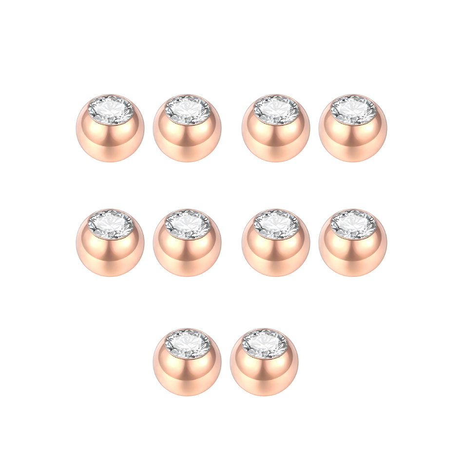 10 adet çelik Piercing topları - Body Jewelry Replacement Ball incelemesi ve fiyatı