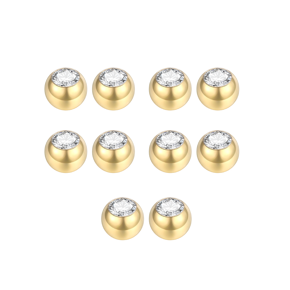 10 adet çelik Piercing topları - Body Jewelry Replacement Ball incelemesi ve fiyatı