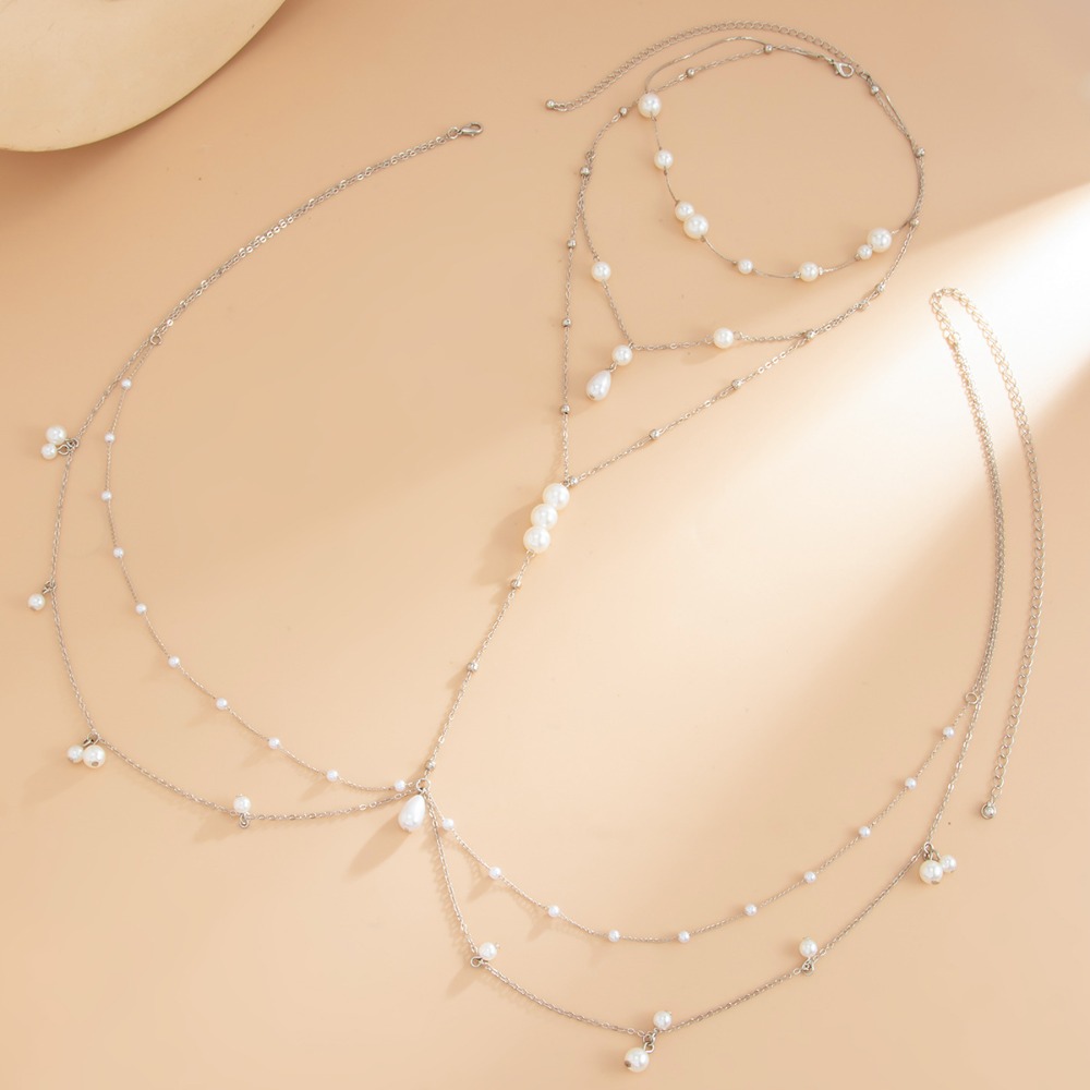 Çok Katmanlı İmitasyon İnci Ko - Body Jewelry Outfit incelemesi ve fiyatı