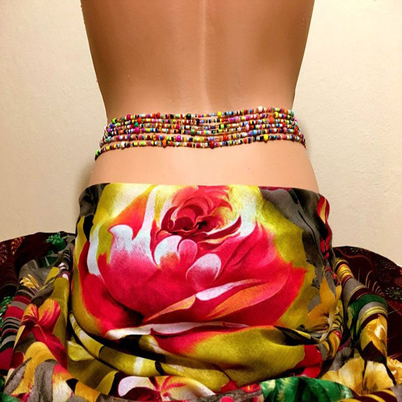 Kadınlar katmanlı boncuklu göb - Body Jewelry Chain incelemesi ve fiyatı